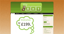 Desktop Screenshot of myant.co.uk