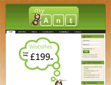 Tablet Screenshot of myant.co.uk